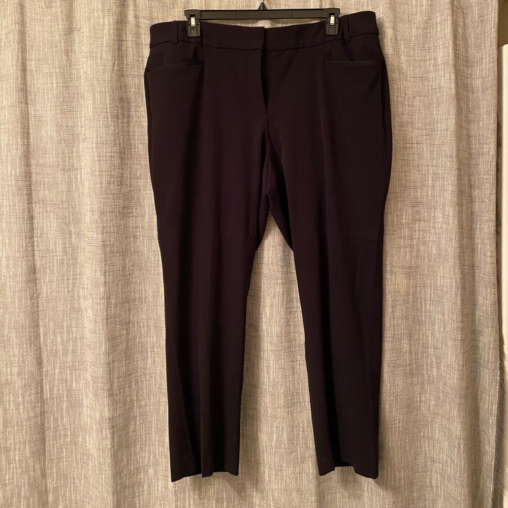 Lane Bryant “The Lena” black suit pants size 22